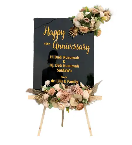 Papan Bunga Akrilik Obi