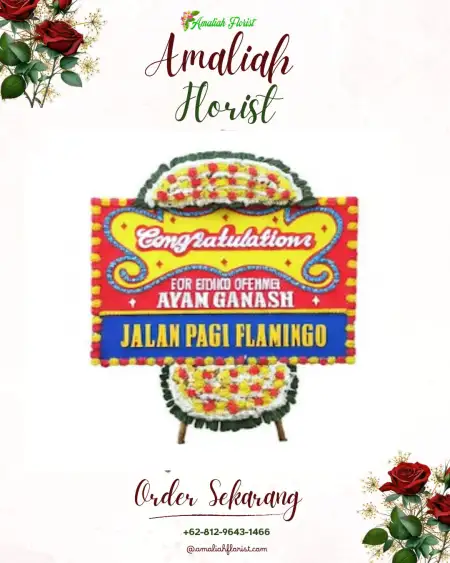 Sewa Papan Bunga Obi
